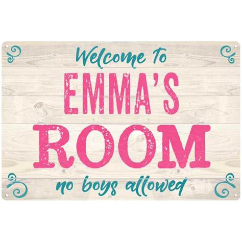 the emma rose room|emma's room sign.